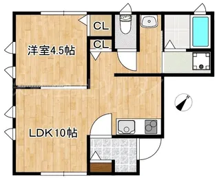 神奈川県横浜市鶴見区生麦5【アパート】の間取り