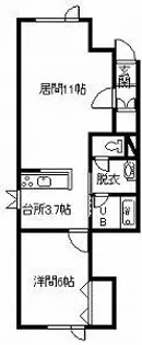 Mブルームーン【1階】の間取り