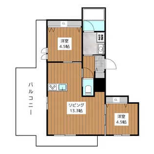 ラ ケイム【3階】の間取り