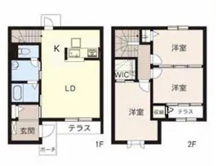 樵風館Cの間取り