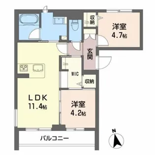 ザ ファースト レジデンス【2階】の間取り