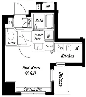 アヴァンツァーレ元町【5階】の間取り