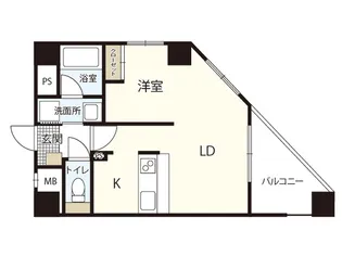 エトゥール古江駅前【9階】の間取り