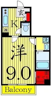 プレステージ綾瀬【3階】の間取り