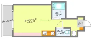 アソルティ東二番丁レジデンス【10階】の間取り