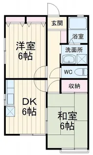 ハイツ天神【1階】の間取り