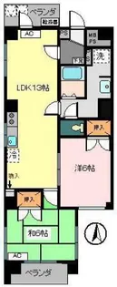 渡辺ビル【9階】の間取り