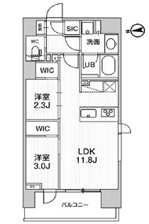 シーズンフラッツ蔵前【3階】の間取り
