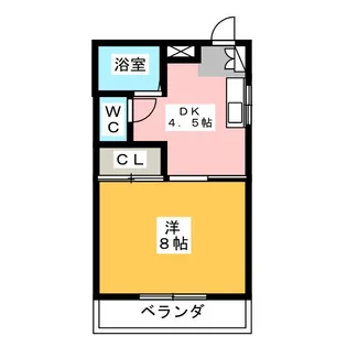 翠明ビル明月【2階】の間取り