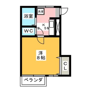 メゾンド岡野【4階】の間取り