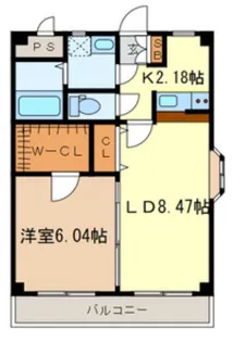 クレールV【3階】の間取り