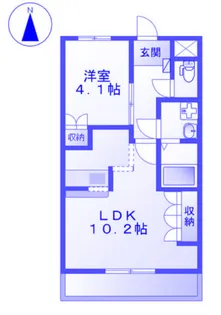 パイン・フィールド【2階】の間取り