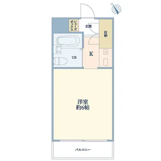 メゾン・ド・ノブレッス【1階】の間取り