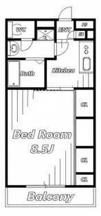 リブリ・ツカサ【3階】の間取り