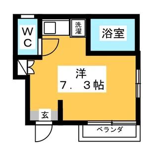 Jパレス栗原【1階】の間取り