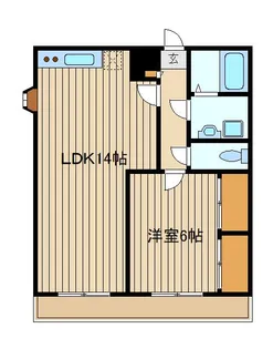 ピニエール高野台 B棟【1階】の間取り