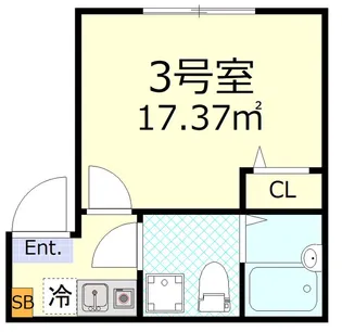 Grip新小岩【1階】の間取り