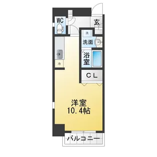 ベルルージュ中村公園【3階】の間取り
