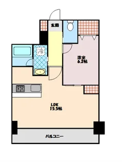 アプローズ【9階】の間取り