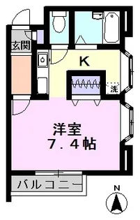 カリーノ・カーサ【1階】の間取り