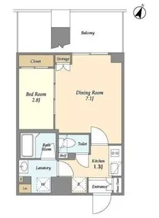 プラート宮坂【4階】の間取り