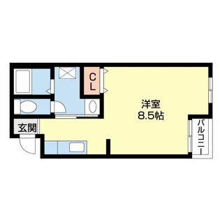 WEST GARDEN【1階】の間取り