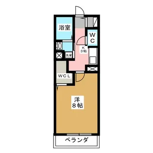 ガノス A棟【2階】の間取り
