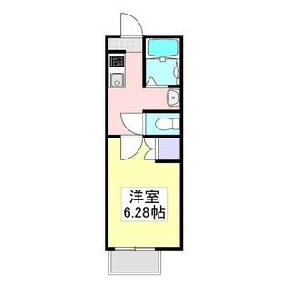 プレジール川間【2階】の間取り