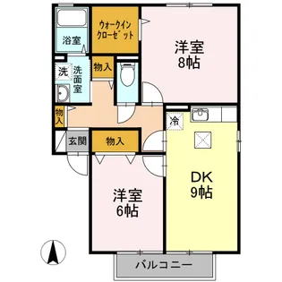 エクセレント上河原 A棟【1階】の間取り