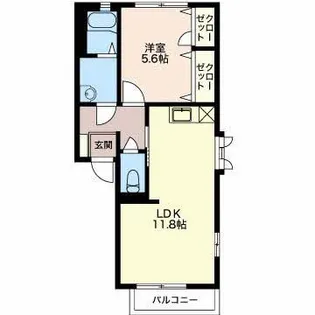 プレステージA【2階】の間取り