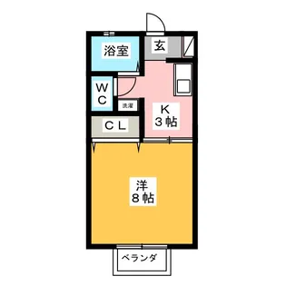 サイクロン【1階】の間取り