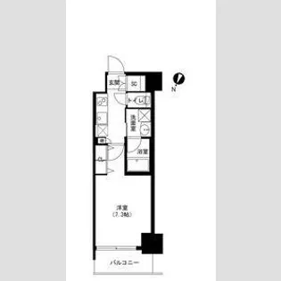 アーバネックス京橋【10階】の間取り
