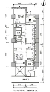 東雲キャナルコートCODAN21号棟【8階】の間取り