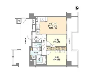 サンフル芝浦キャナルオーパス【3階】の間取り