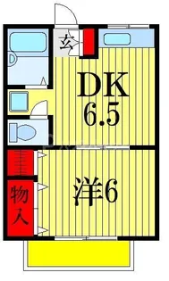 グリーンハイツ【2階】の間取り