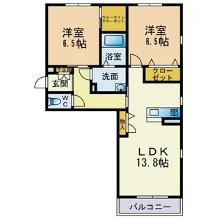 グラン・フィーカ【2階】の間取り