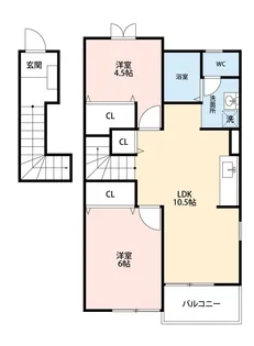 パルテール【1階】の間取り