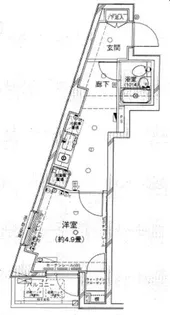 ヴェルト五反田イースト【6階】の間取り
