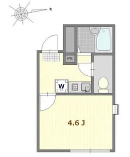 シャンテお花茶屋II【2階】の間取り