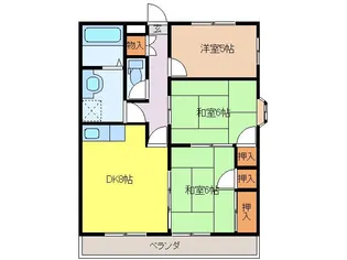 平泉スクールマンション【2階】の間取り