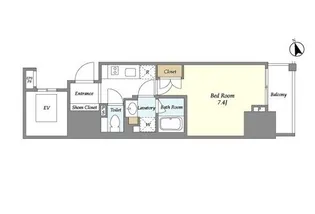 エスタート三田【9階】の間取り