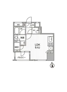シーズンフラッツ新御徒町【9階】の間取り
