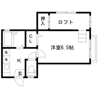 メゾン・ファッシル【1階】の間取り
