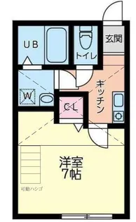 ベルガーデン【2階】の間取り