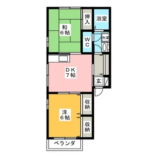 第2芝西フローラ【2階】の間取り