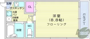 Brio Teracce泉中央【1階】の間取り