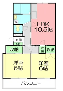CASAあけぼの【2階】の間取り