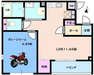 Grand ete【1階】の間取り