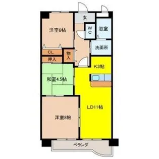 BIO MASAKI【8階】の間取り
