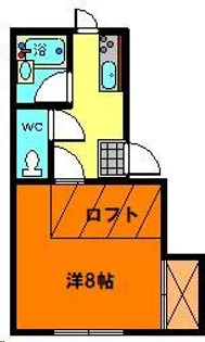 レジデンスS【2階】の間取り